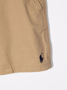 Shorts cargo per bambino Ralph Lauren Kids beige con tasce posteriori - Rubino Kids