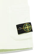 Shorts con applicazione Compass per bambino Stone Island Junior verde con vita elasticizzata - Rubino Kids