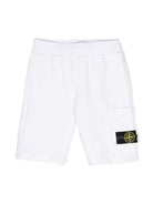 Shorts con applicazione Compass - Rubino Kids