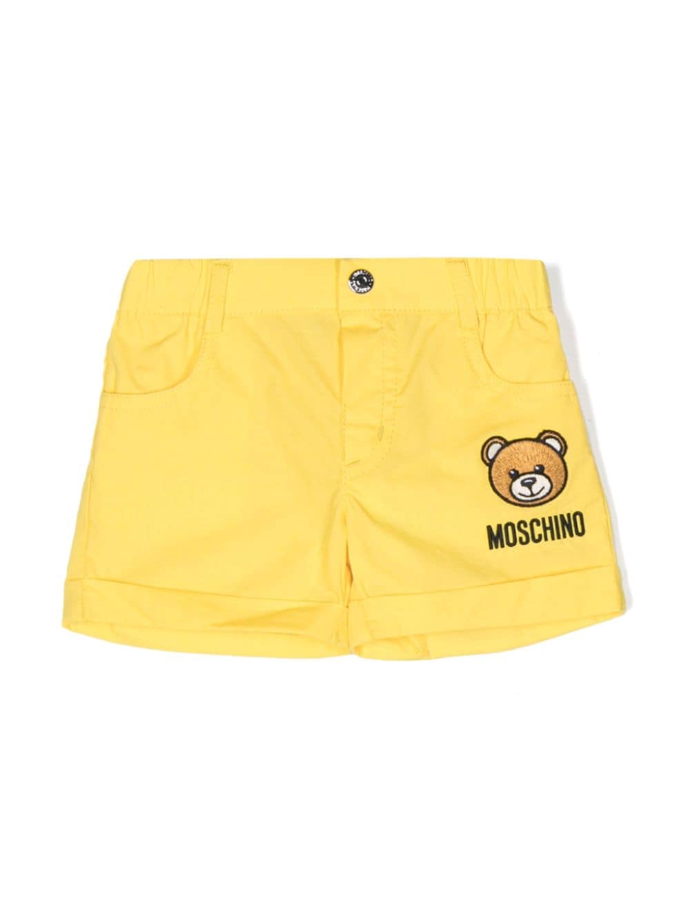 Shorts con applicazione Teddy Bear - Rubino Kids