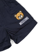 Shorts con applicazione Teddy Bear - Rubino Kids