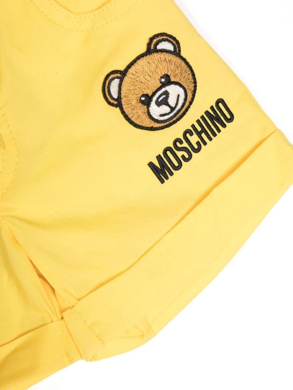 Shorts con applicazione Teddy Bear - Rubino Kids