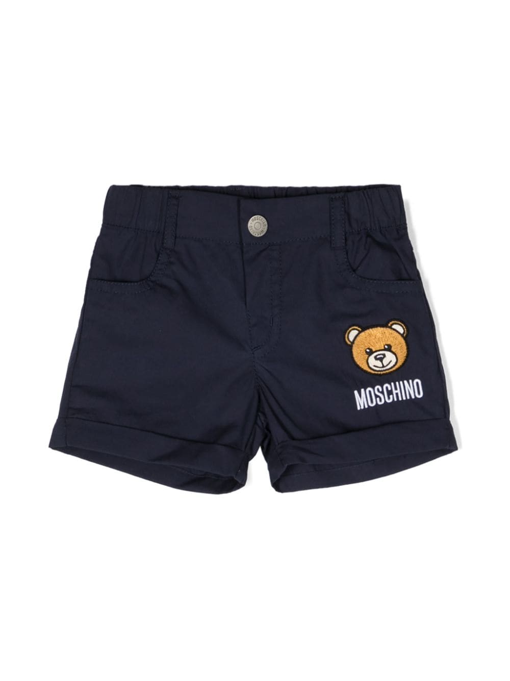 Shorts con applicazione Teddy Bear - Rubino Kids