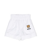 Shorts con applicazione Teddy Bear - Rubino Kids