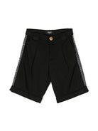 Shorts con bottone color oro - Rubino Kids