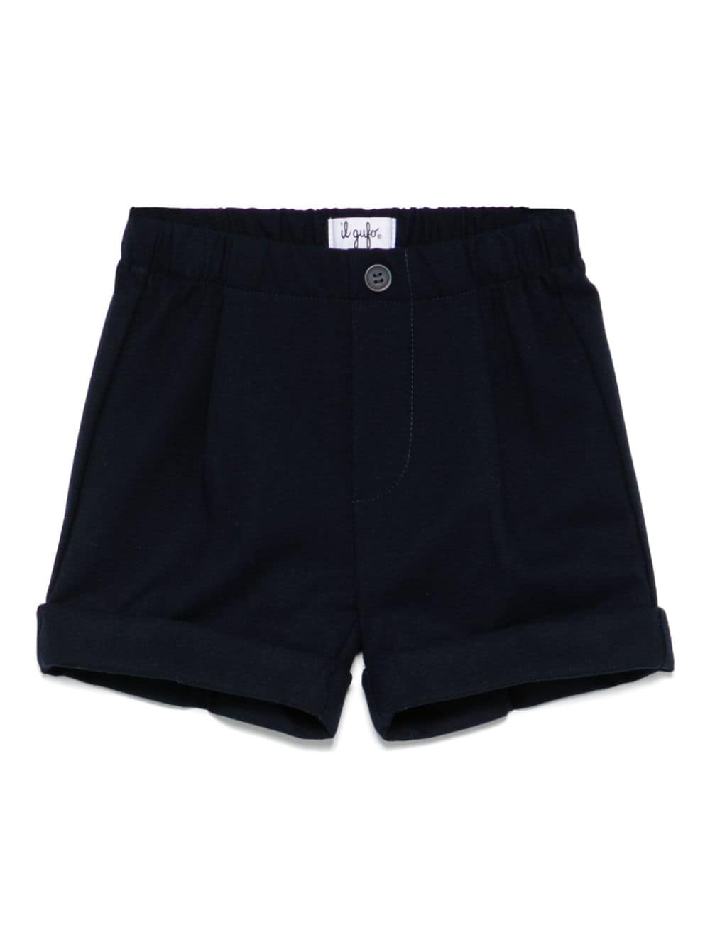 Shorts con pieghe per neonato Il Gufo blu con vita elasticizzata - Rubino Kids