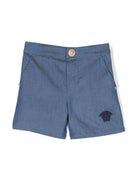 Shorts con ricamo Medusa - Rubino Kids