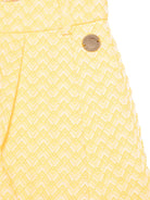 Shorts con ricamo per bambina Missoni Kids giallo con passanti - Rubino Kids