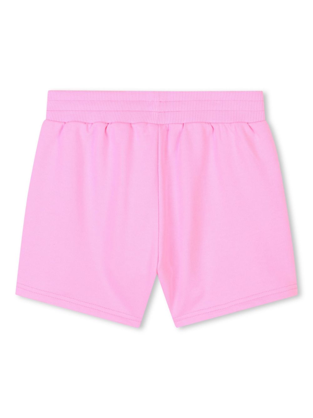 Shorts con stampa cuore per bambina Billieblush rosa con vita elasticizzata - Rubino Kids