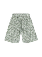 Shorts con stampa FF all - over - Rubino Kids