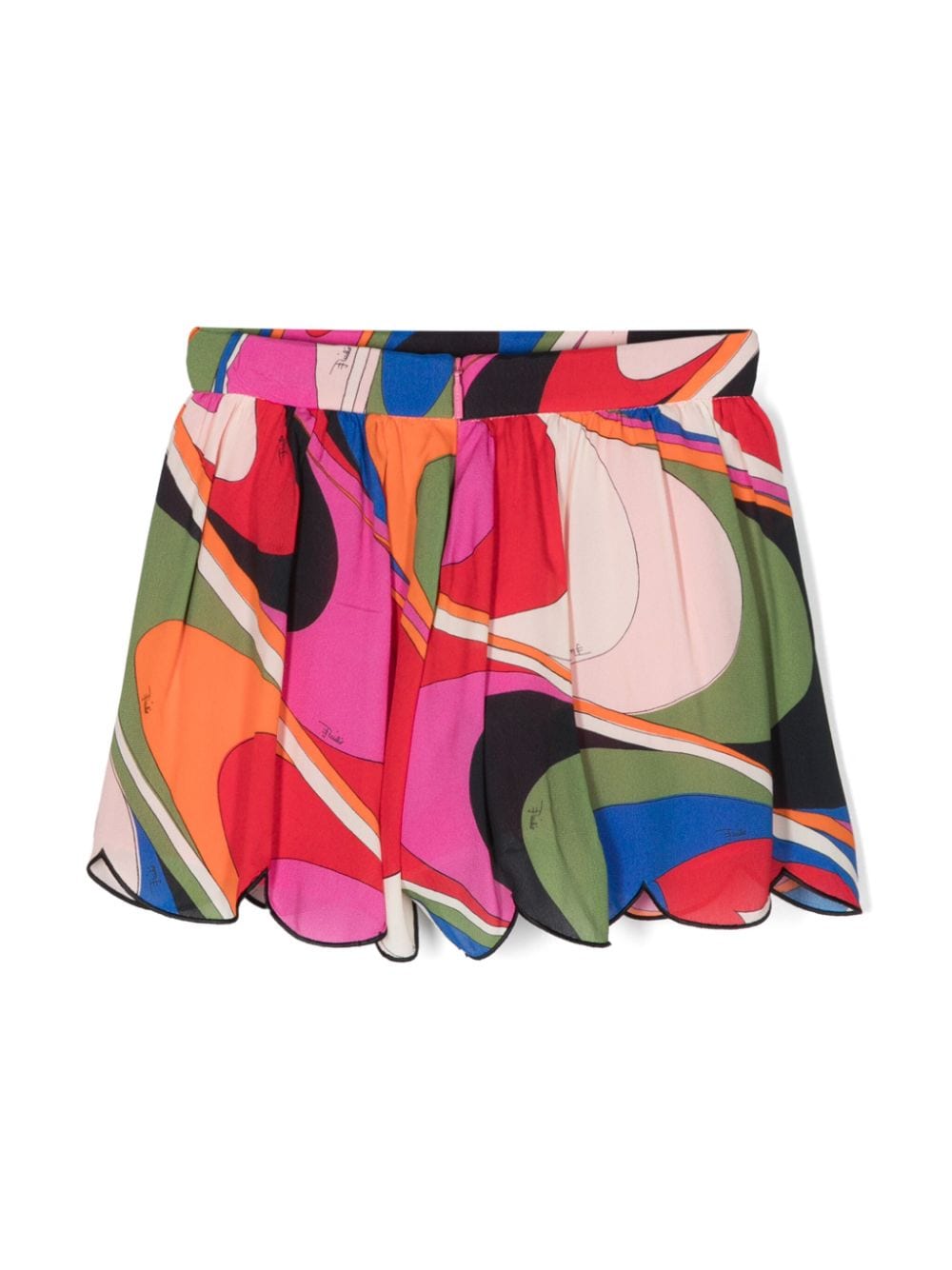 Shorts con stampa geometrica - Rubino Kids