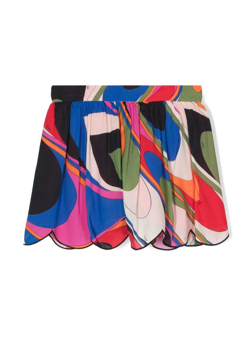 Shorts con stampa geometrica - Rubino Kids