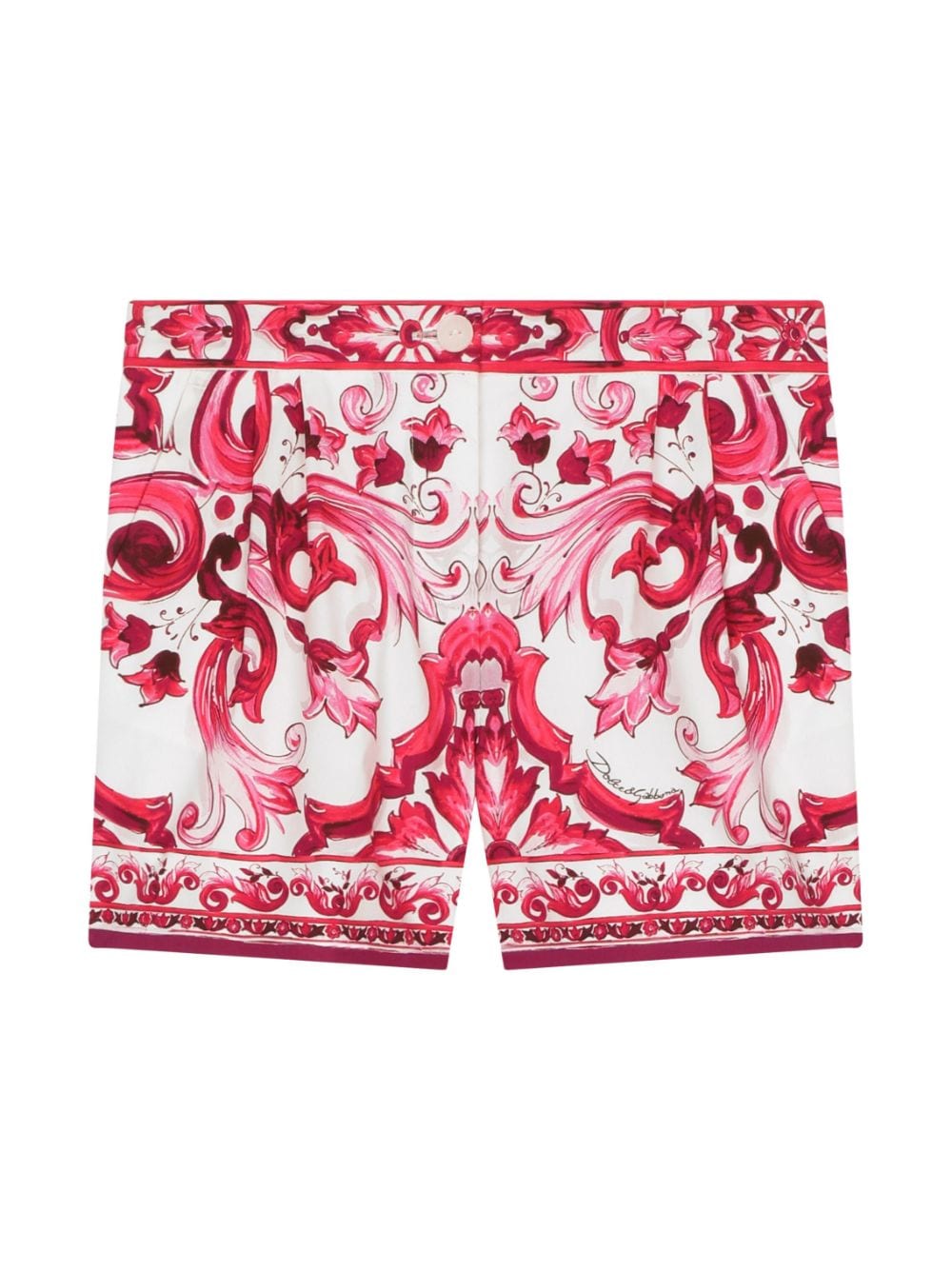 Shorts con stampa maioliche - Rubino Kids
