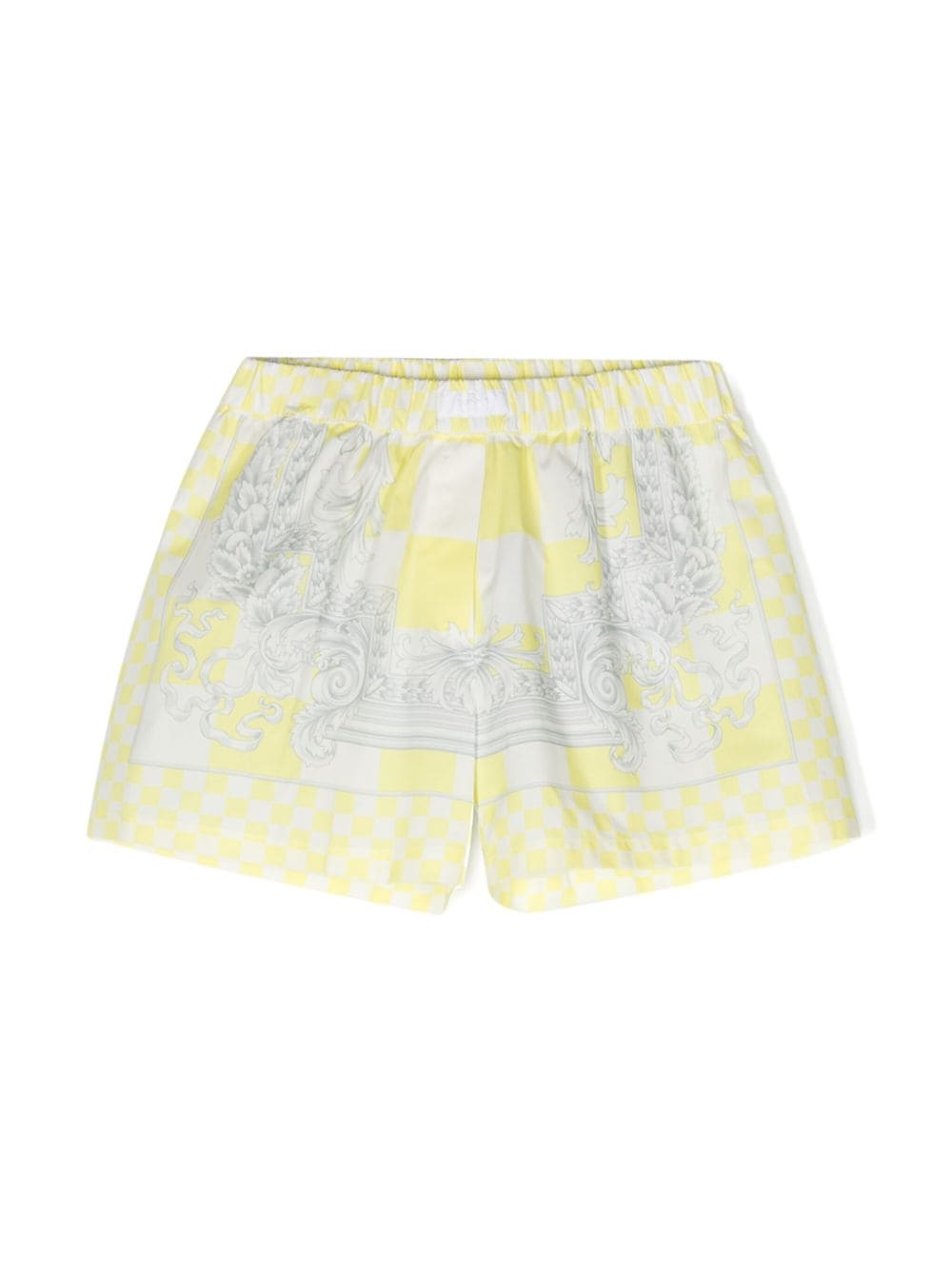 Shorts con stampa Medusa Contrasto - Rubino Kids