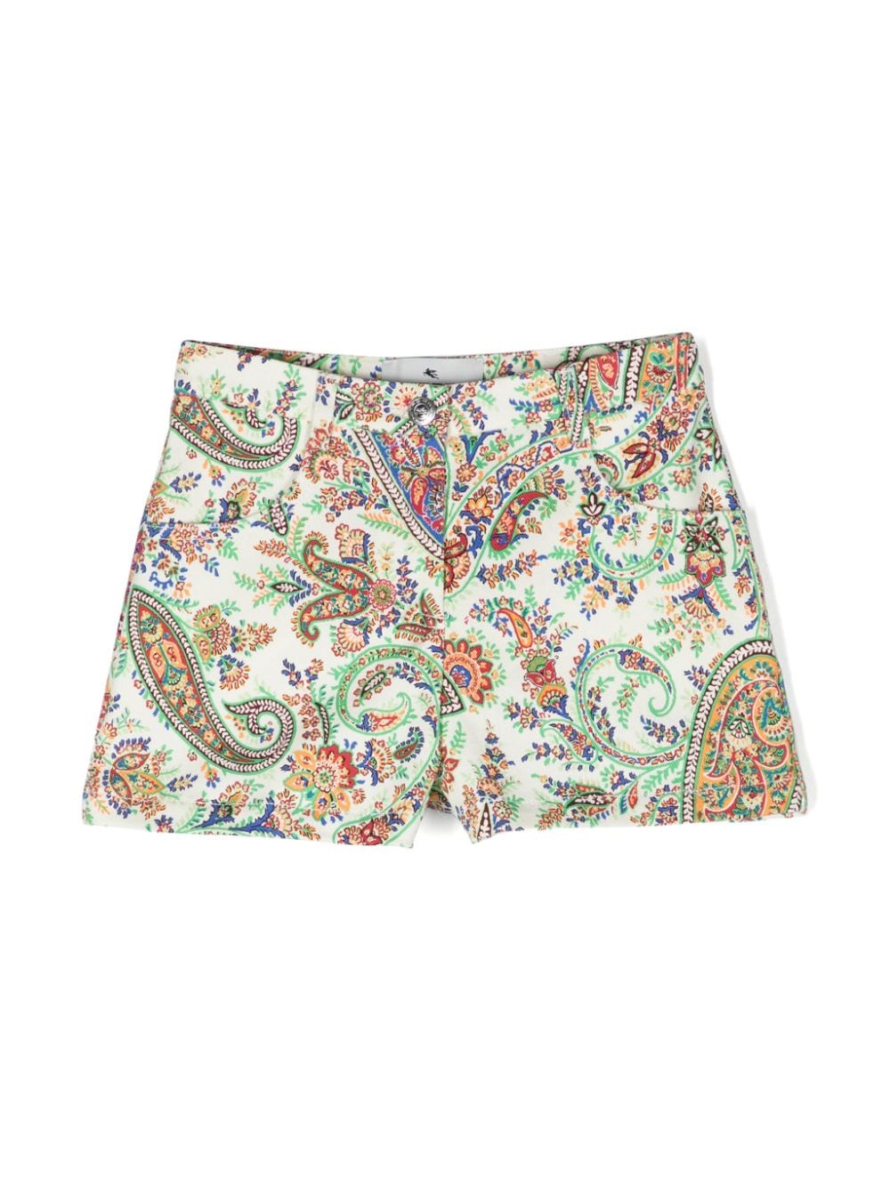 Shorts con stampa paisley - Rubino Kids