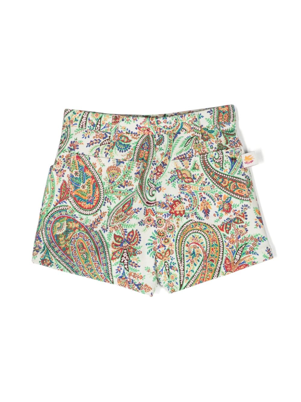 Shorts con stampa paisley - Rubino Kids