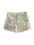 Shorts con stampa paisley - Rubino Kids