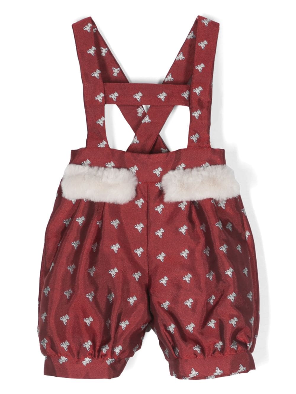 Shorts con stampa Teddy Bear - Rubino Kids