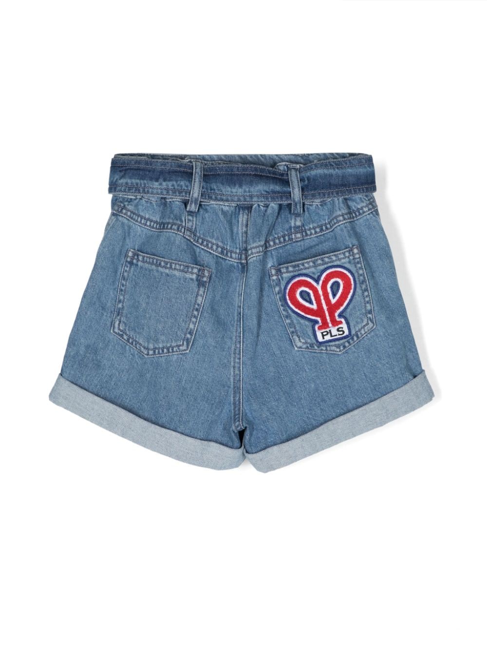 Shorts denim con cintura - Rubino Kids