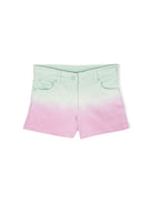 Shorts denim con effetto sfumato - Rubino Kids