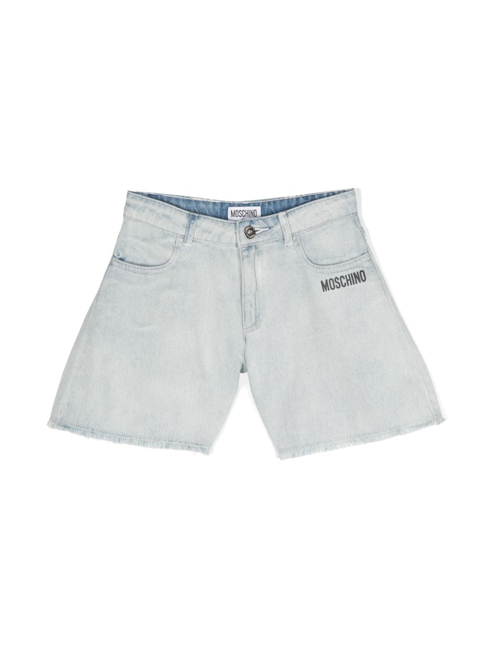 Shorts denim con frange - Rubino Kids