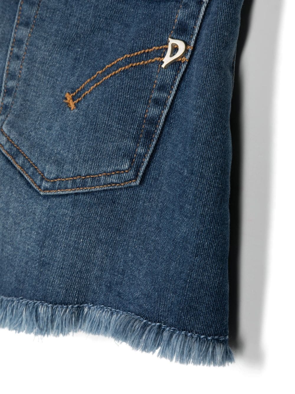 Shorts denim con frange - Rubino Kids