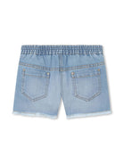 Shorts denim con ricamo - Rubino Kids