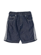 Shorts denim con stampa - Rubino Kids