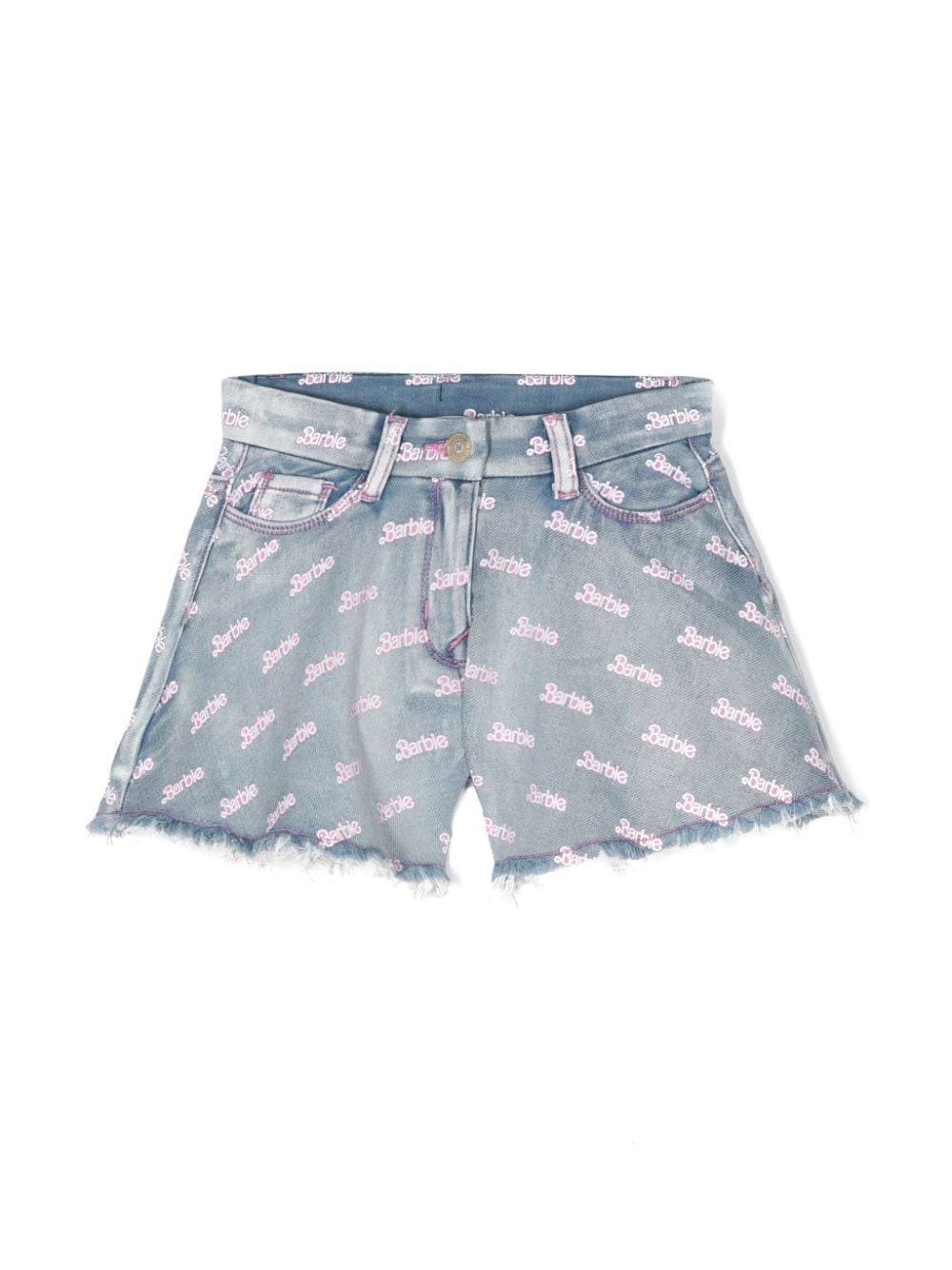 Shorts denim x Barbie - Rubino Kids