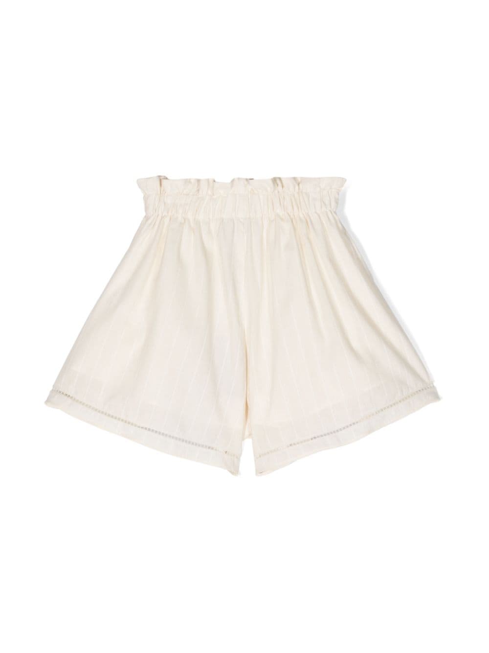 Shorts dritti con vita arricciata - Rubino Kids