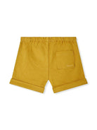 Shorts Ecady per neonata Bonpoint giallo con vita elasticizzata - Rubino Kids