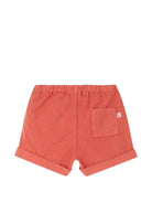 Shorts Ecady per neonato Bonpoint arancione con vita elasticizzata - Rubino Kids