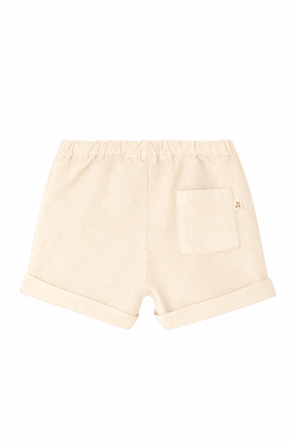 Shorts Ecady per neonato Bonpoint beige con vita elasticizzata - Rubino Kids