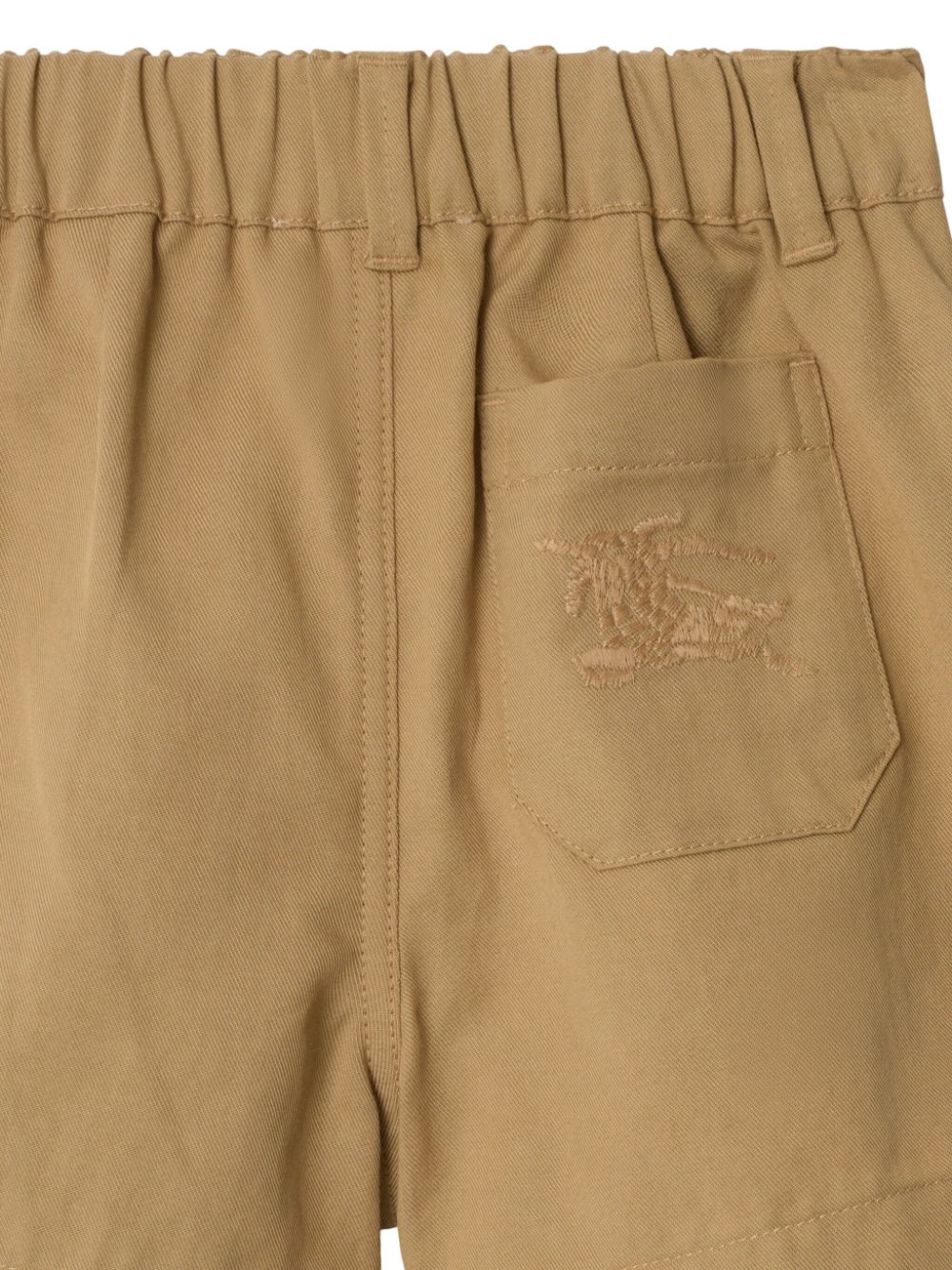 Shorts EKD per neonato Burberry Kids beige con passanti - Rubino Kids