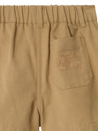 Shorts EKD per neonato Burberry Kids beige con passanti - Rubino Kids