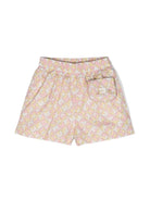 Shorts elasticizzato con stampa FF - Rubino Kids