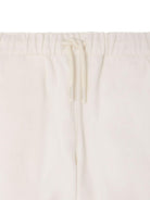 Shorts Elgar per bambino Bonpoint bianchi con coulisse - Rubino Kids