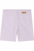 Shorts Eureka per bambina Bonpoint viola con tasche applicate - Rubino Kids