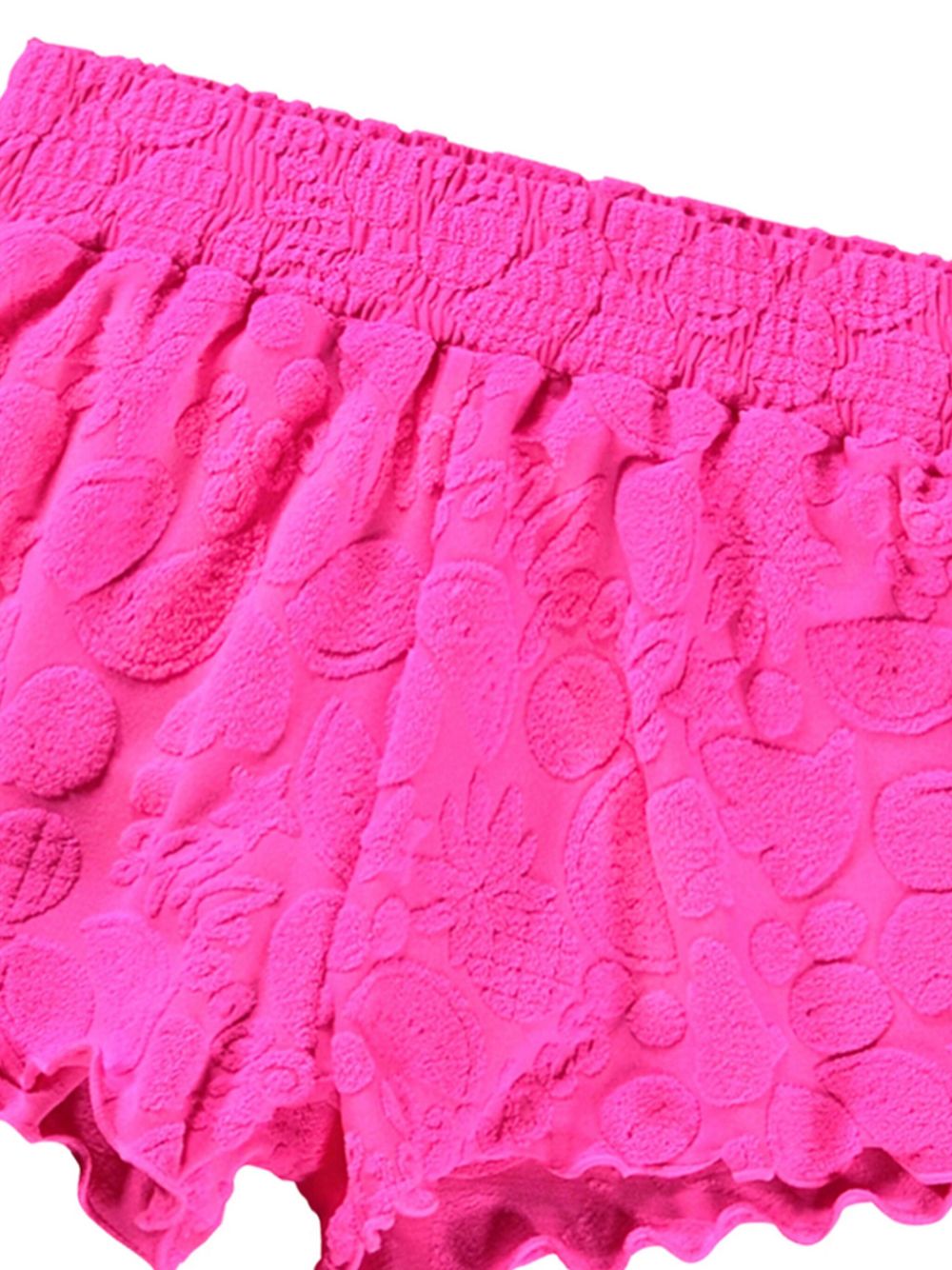 Shorts Nicci per bambina Molo fucsia con tessuto in spugna - Rubino Kids