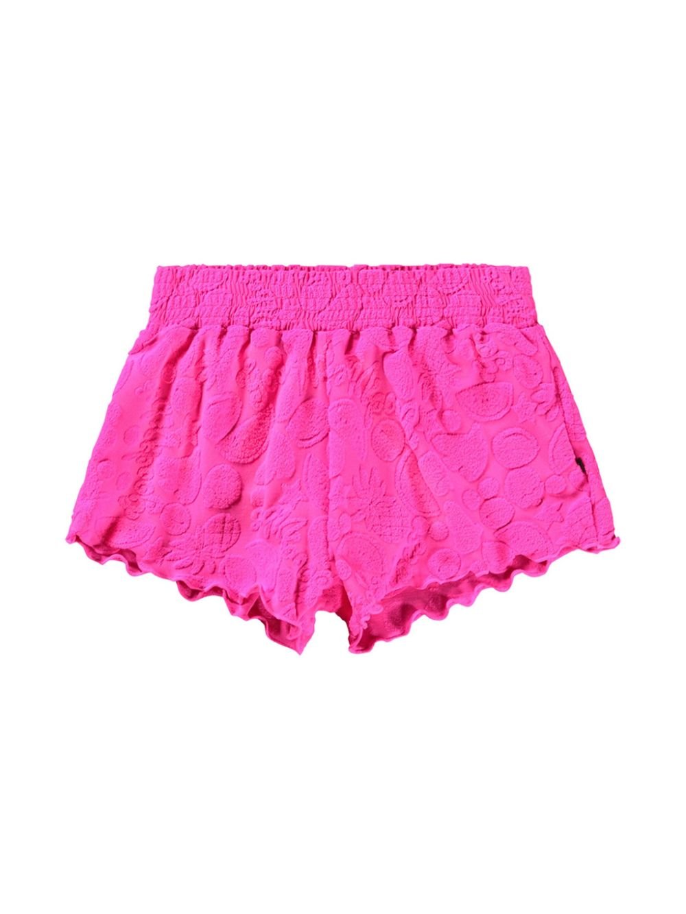 Shorts Nicci per bambina Molo fucsia con tessuto in spugna - Rubino Kids