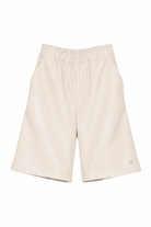 Shorts per bambina Douuod Kids beige con vita elasticizzata - Rubino Kids