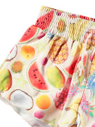 Shorts per bambina Molo Nicci beige con stampa grafica frutta all - over - Rubino Kids