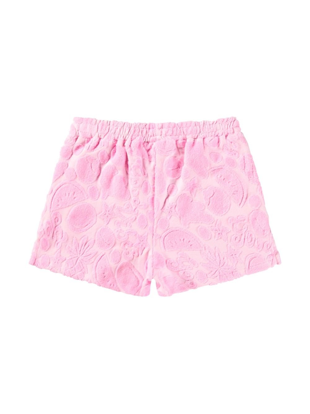 Shorts per bambina Molo rosa con elastico in vita - Rubino Kids