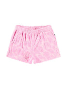 Shorts per bambina Molo rosa con elastico in vita - Rubino Kids