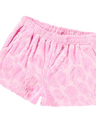 Shorts per bambina Molo rosa con elastico in vita - Rubino Kids