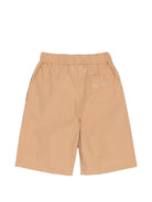 Shorts per bambino Balmain Kids beige con vita elasticizzata - Rubino Kids