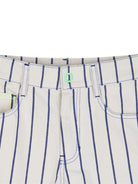 Shorts per bambino Billieblush bianchi con design a righe - Rubino Kids