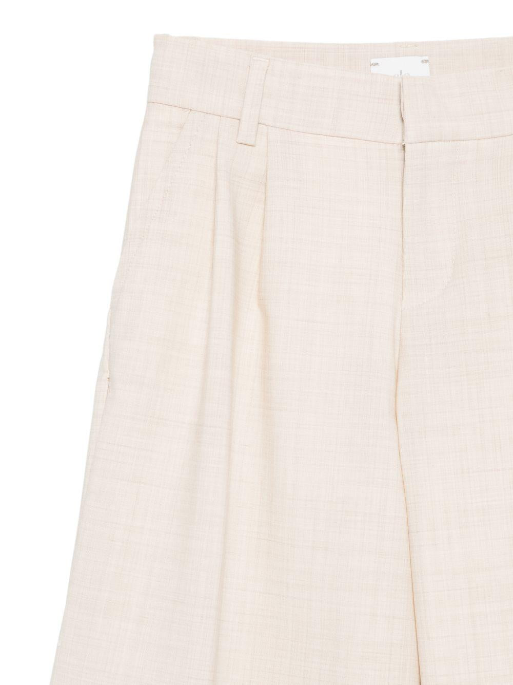 Shorts per bambino Eleventy Kids bege con passanti per cintura - Rubino Kids