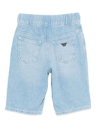 Shorts per bambino Emporio Armani Kids con due tasche laterali - Rubino Kids