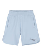 Shorts per bambino Givenchy Kids azzurro con tasca posteriore applicata - Rubino Kids